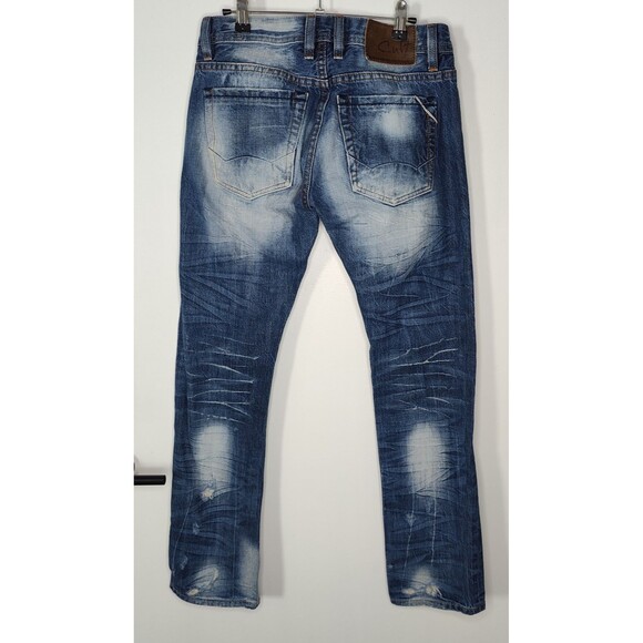 Cult of Individuality Jeans Japanese Selvedge Denim Rebel Straight Size 30x34 - Picture 2 of 8
